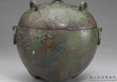 图片[2]-Dui food container with ring handles, Warring States Period (475-221 BCE)-China Archive